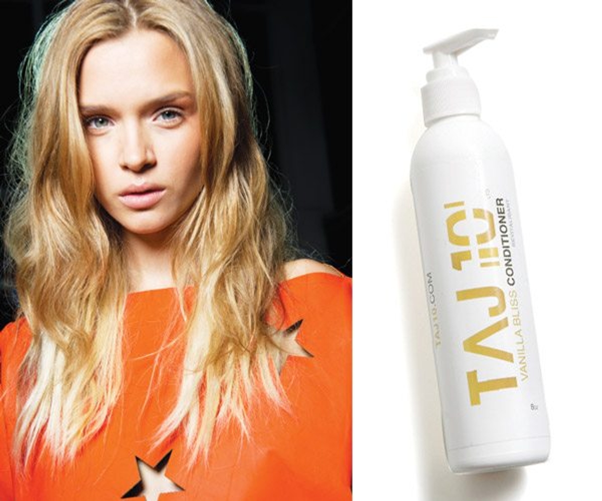 Photography: left, Acne backstage by Peter Stigter; conditioner by Erin Seaman