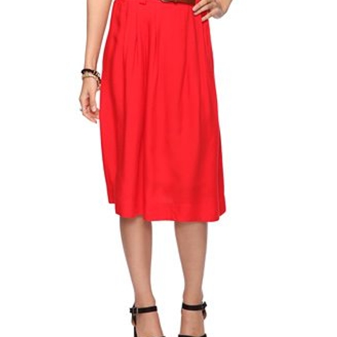 Daily Steal: Pleated skirt with belt, $17