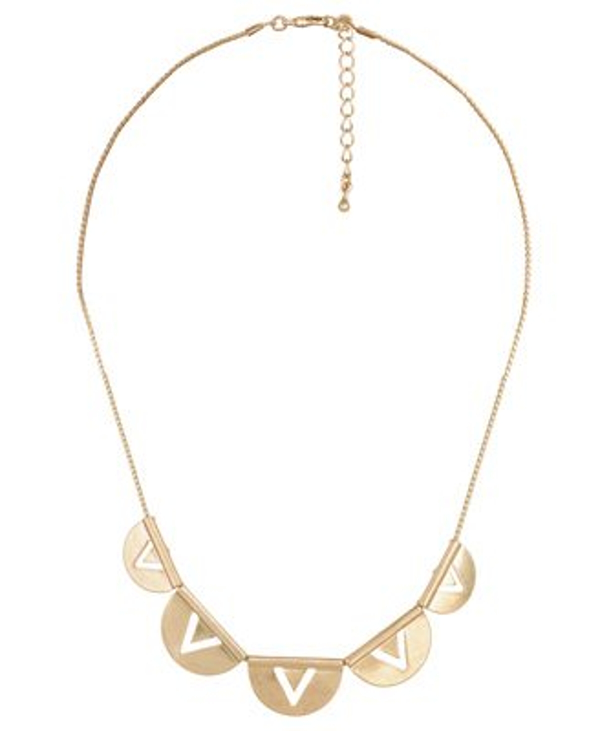 Daily Steal: Scalloped gold necklace, $8