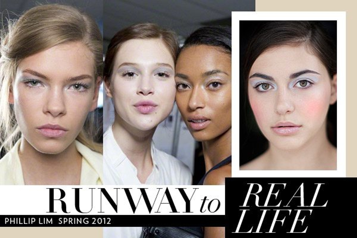 Left: Phillip Lim Spring 2012 photography by Peter Stigter. Right: Photography and makeup by Dallas Curow. Model: Adriane/Folio Montreal.