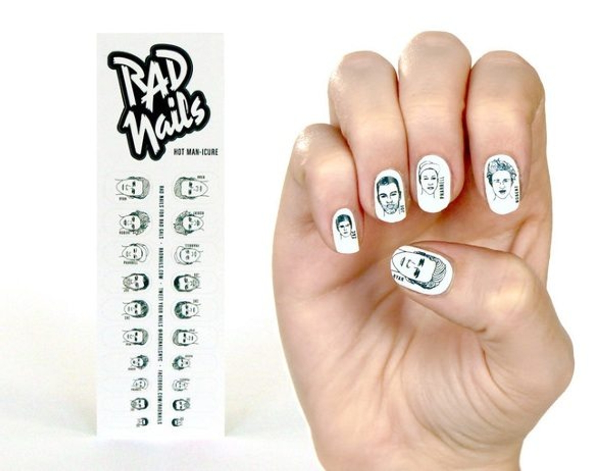 Nail art can't get better than this: You can now put Ryan Gosling, Joe Jonas and Robert Pattinson on your nails!