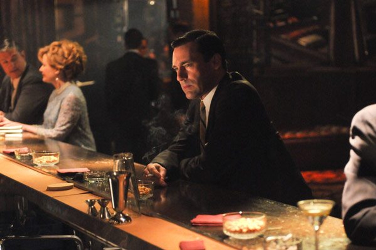 Mad Men Recap: Season 5 closes out with more affairs (and hints of future affairs!), more sixties-era psychosis and more punch-outs!