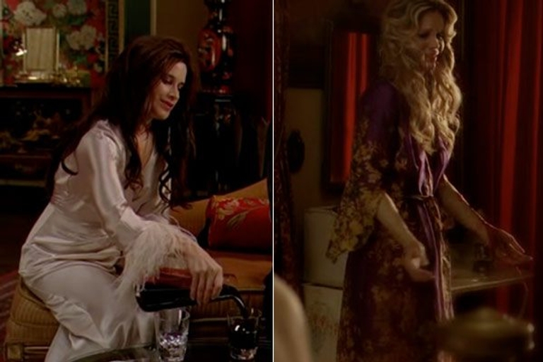 True Blood Recap: We take wardrobe cues from Bill and Eric's death harnesses, Pam and Salome's seductive robes and a...contortionist