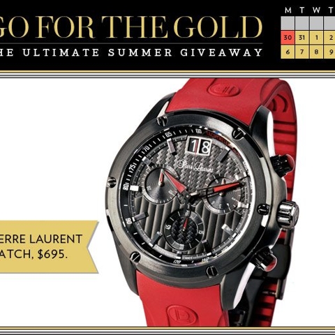 Enter to win a $695 watch from Pierre Laurent!