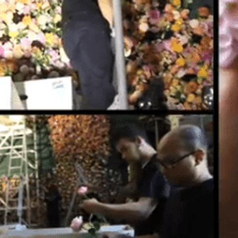 How exactly did the Dior visual team get a million flowers on the walls for Raf's first couture collection? Watch this video to find out