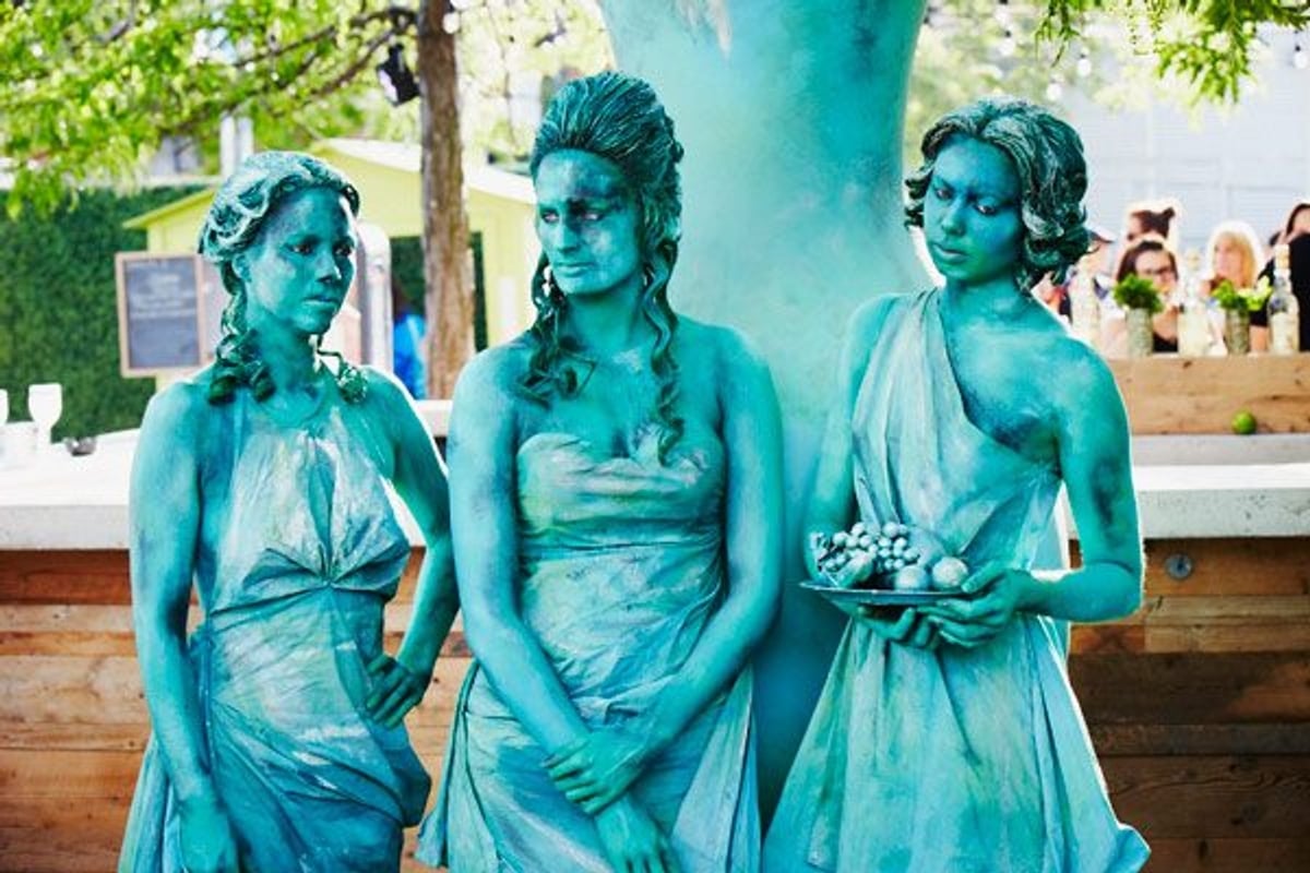 Think you've seen it all? Check out 26 photos of actors transformed into living statues by M.A.C artists in Montreal!