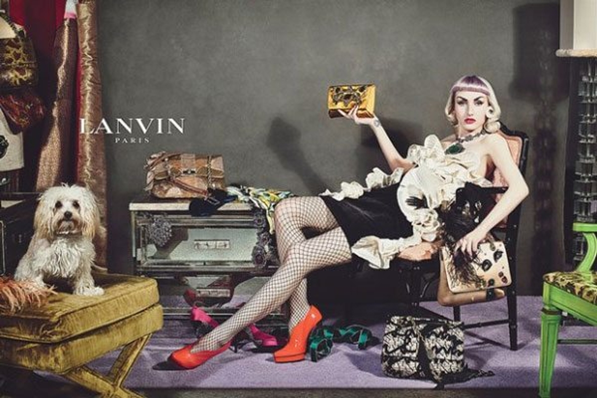 Lanvin continues the "real people" trend, casting some seriously fabulous older ladies as fall campaign stars
