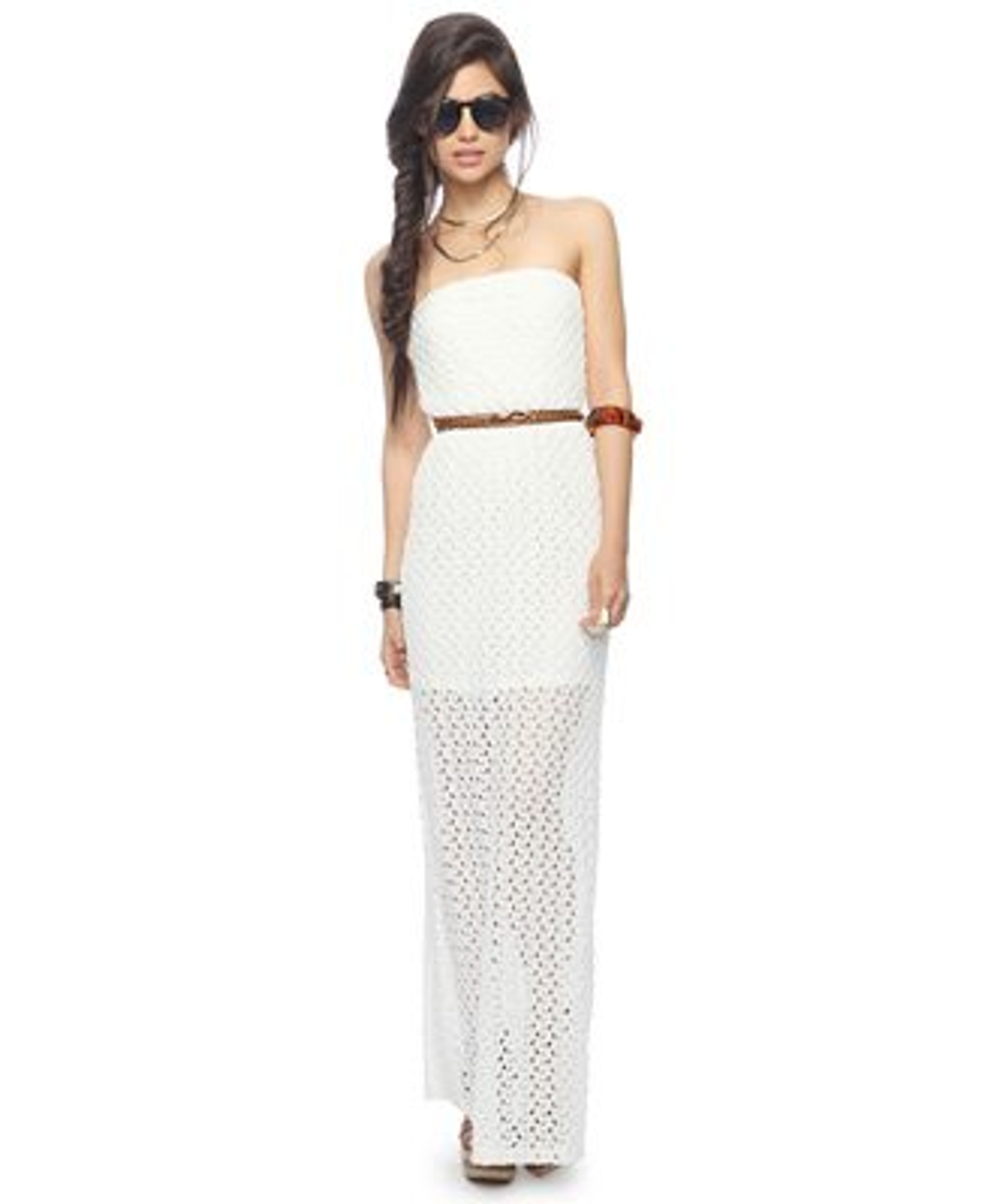 Daily Steal: Strapless crochet maxi, $34