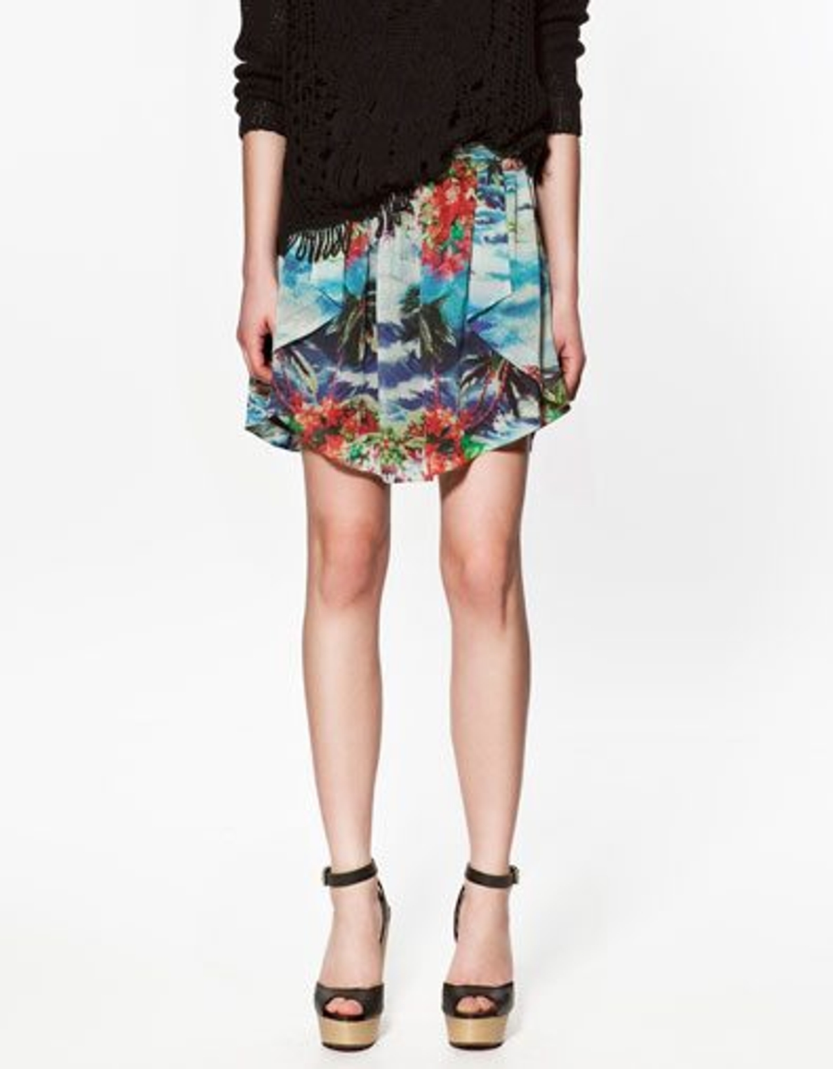 Daily Steal: Asymmetric chiffon skirt, $26