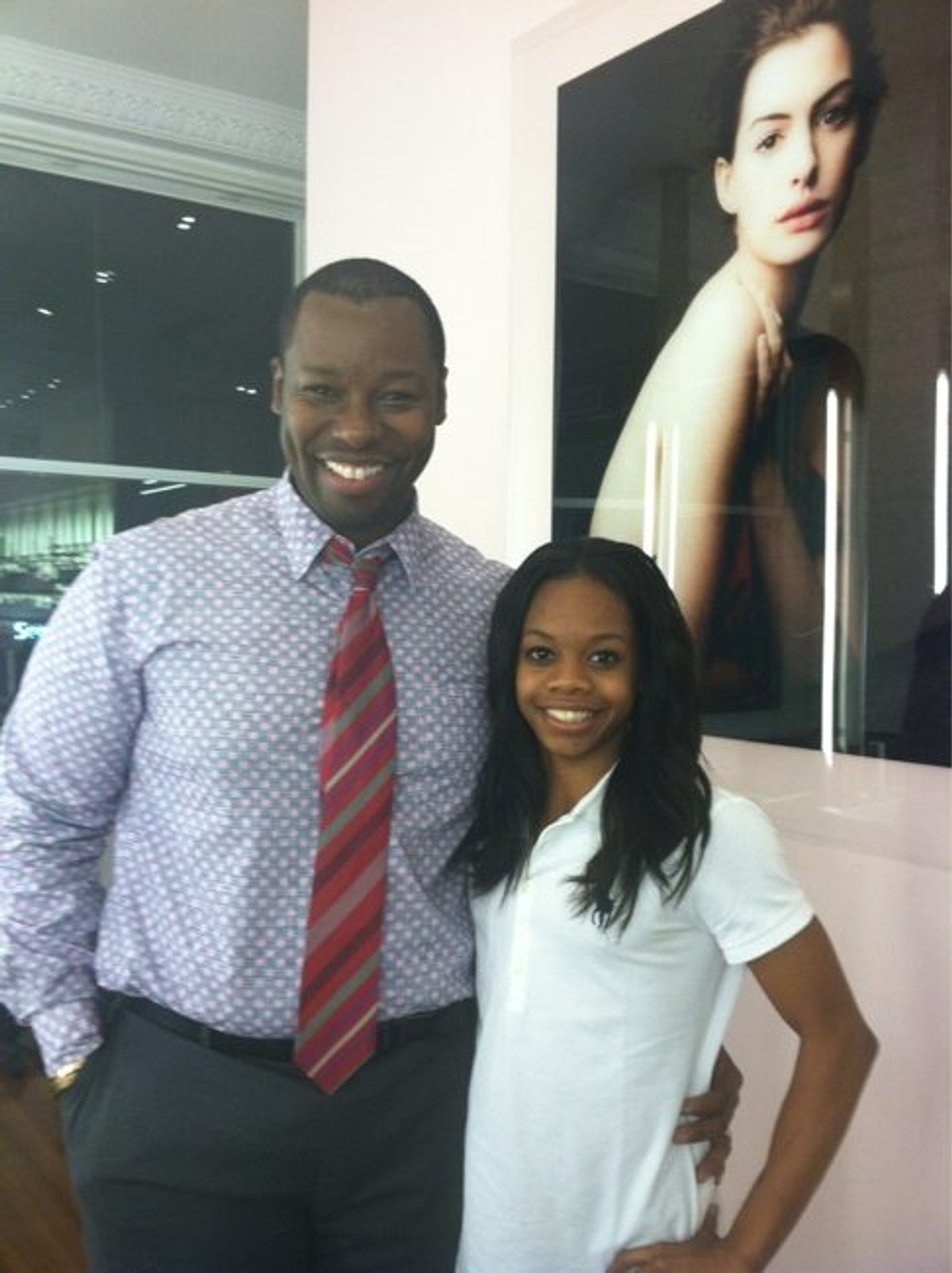Photography via Twitter/gabbydoug