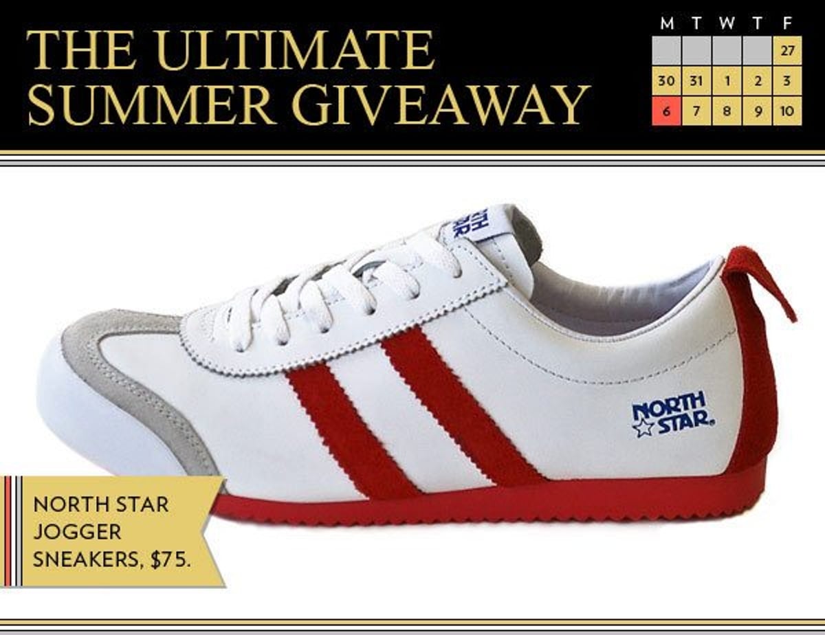 Enter to win one of ten pairs of North Star sneakers!