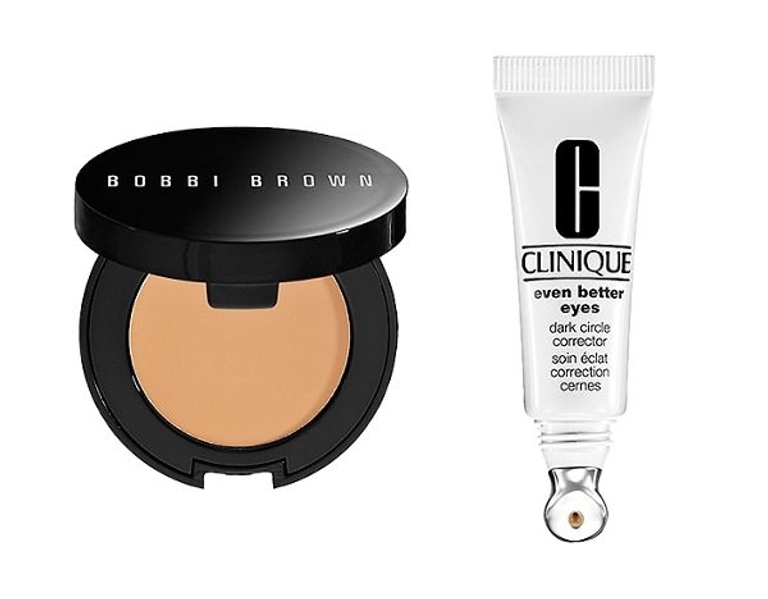 Bobbi Brown Corrector and Clinique Even Better Eyes Dark Circle Corrector