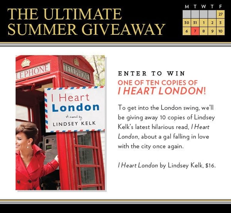 Enter to win one of ten copies of I Heart London!