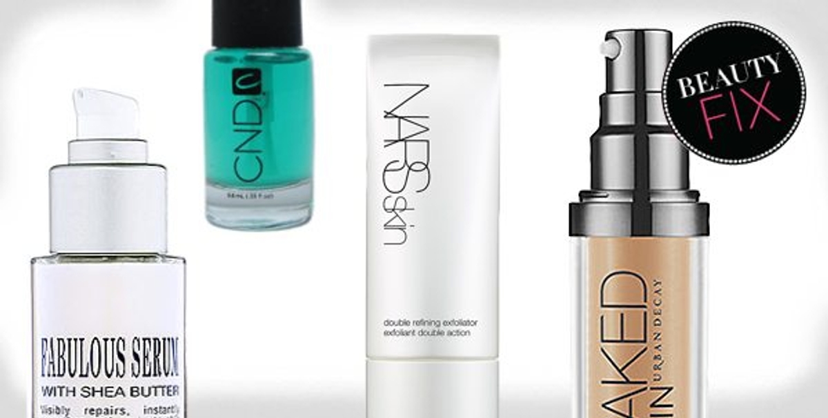 Beauty Fix stained nails dry skin exfoliation