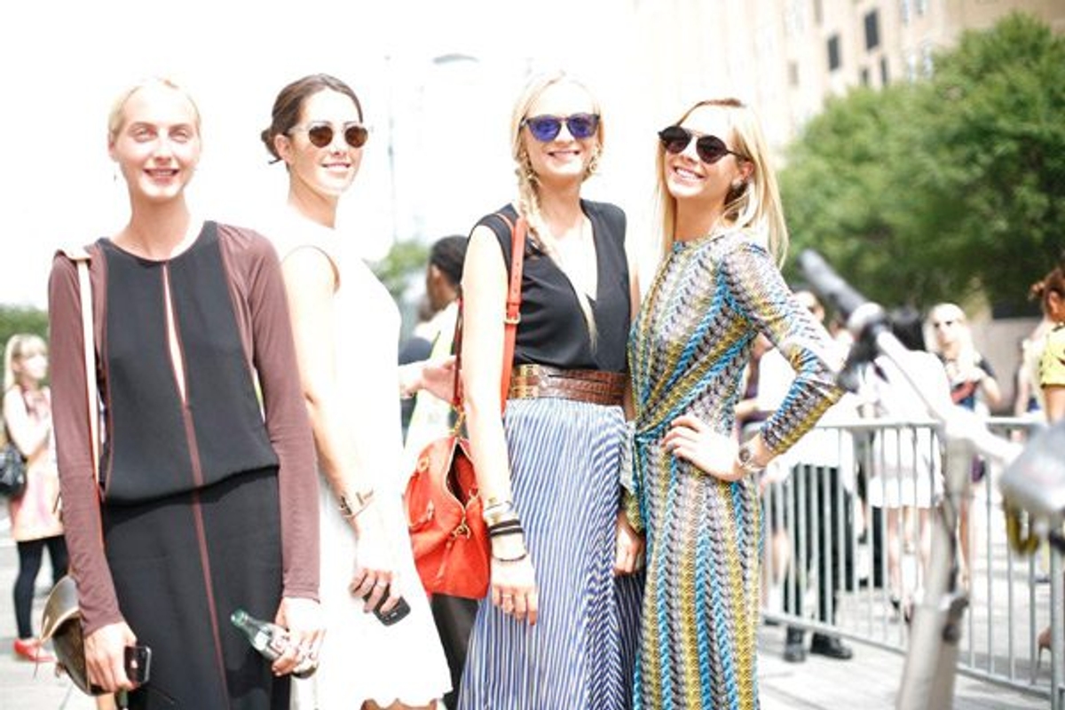Claire Prisca Virginie Jenna Courtin Clarins New York Fashion Week Spring 2013 Intro