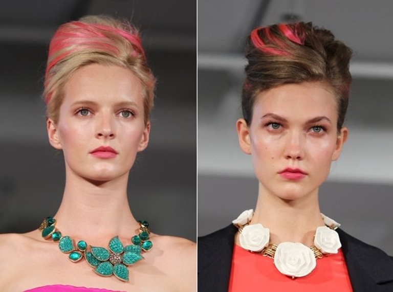 Oscar de la Renta Spring 2013 backstage beauty