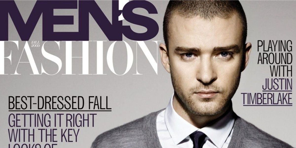 Fashion Magazine Cover Design For Men