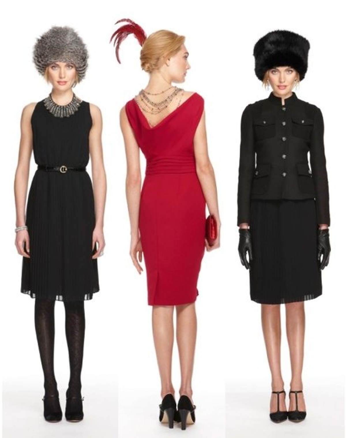 Faux fur wraps, party dresses and wool coats: See all 13 looks from the Banana Republic Anna Karenina collection - FASHION Magazine Faux fur wraps, party dresses and wool coats: See all 13 looks from the Banana Republic Anna Karenina collection - FASHION Magazine