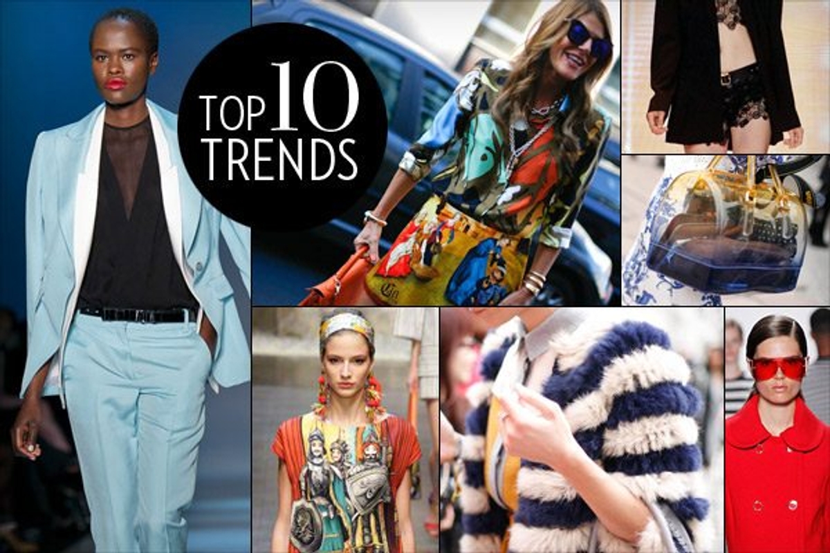 Top 10 Fashion Trends Spring 2013