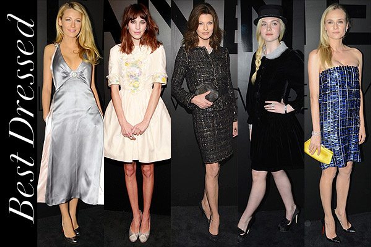 best dressed Chanel 80th anniversary party