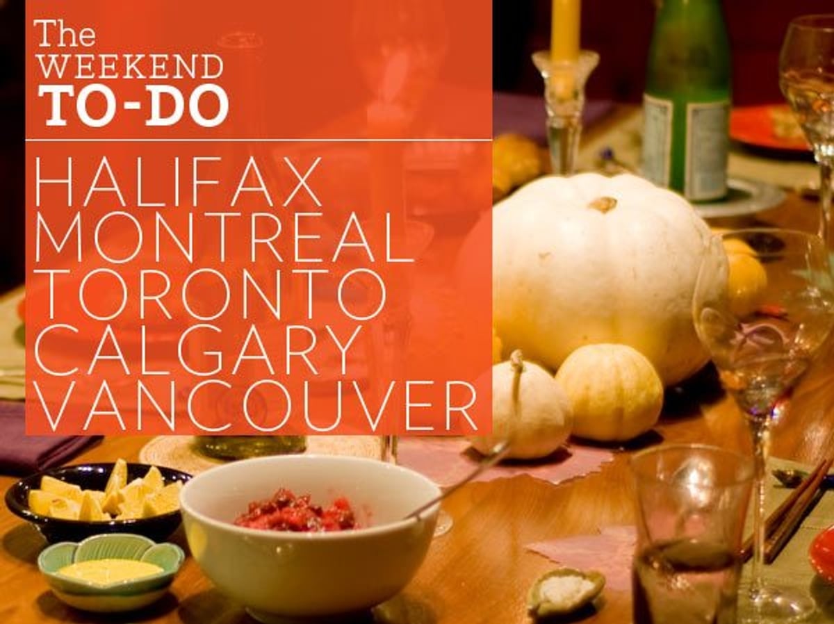 The Weekend To-Do: We're celebrating Thanksgiving by shopping, fashion show-going and drinking Alexander Keith's beer