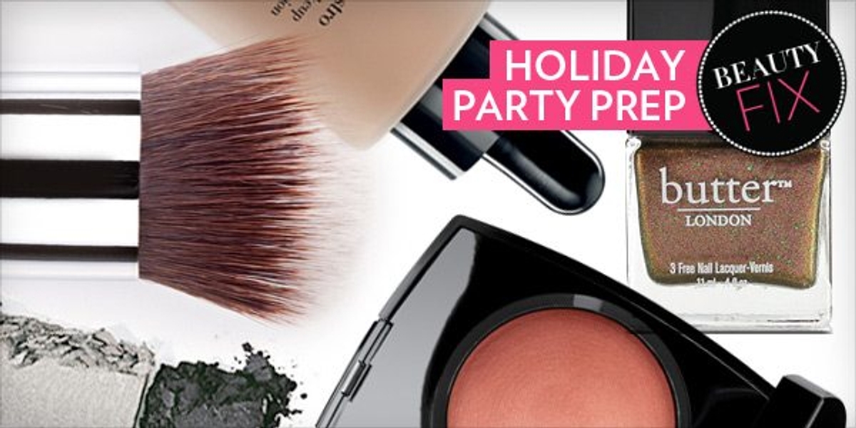 Beauty Fix Holiday Prep makeup hair nails