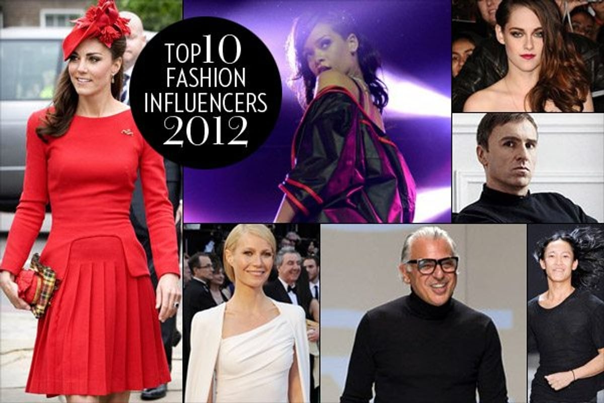 top 10 fashion influencers 2012