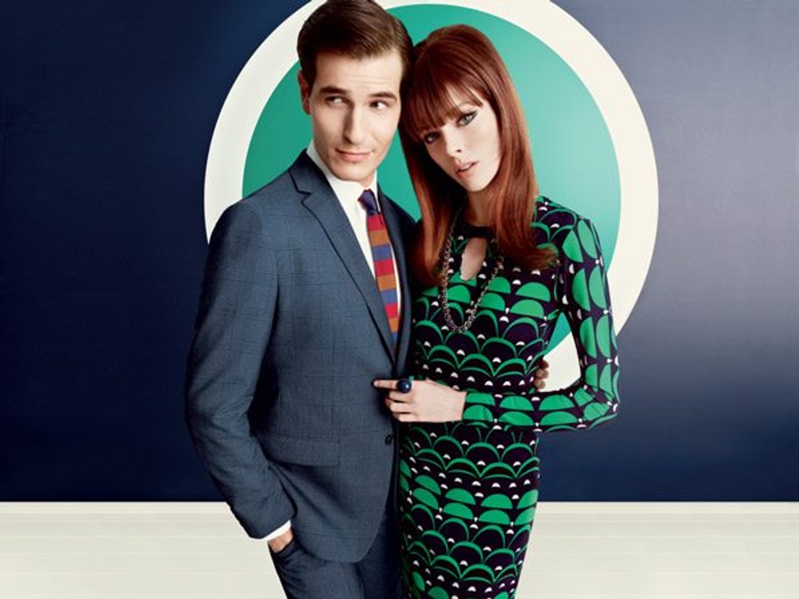 Banana Republic's Mad Men Spring 2013 ads star Coco Rocha as Megan Draper -  FASHION Magazine
