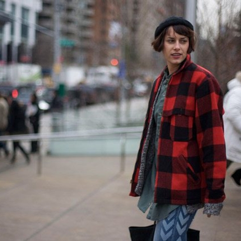 Street Style, New York: 17 photos of fur, plaid and coat-over-coat layers outside Fall 2013 fashion week