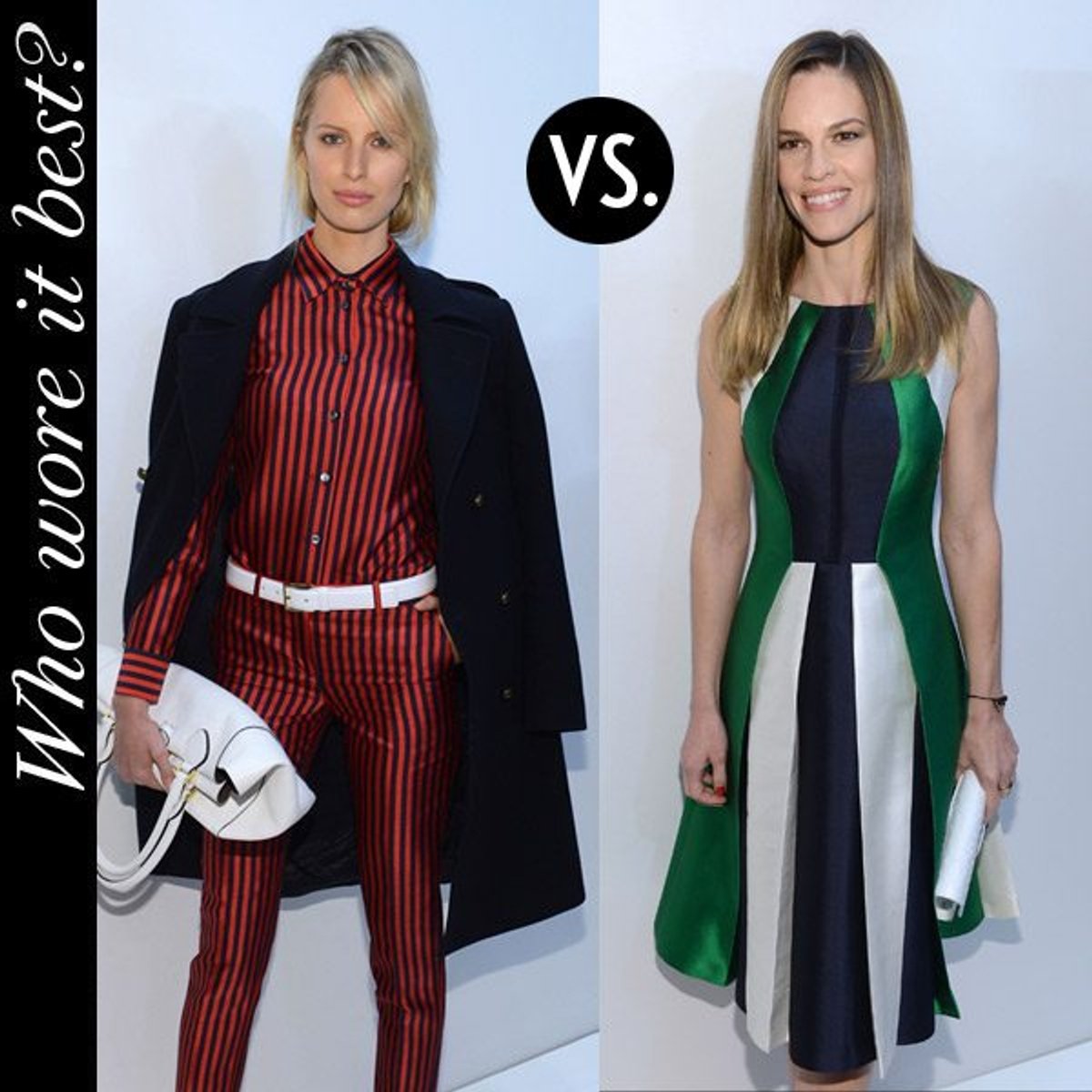 Karolina Kurkova Hilary Swank Michael Kors Fall 2013 Front Row