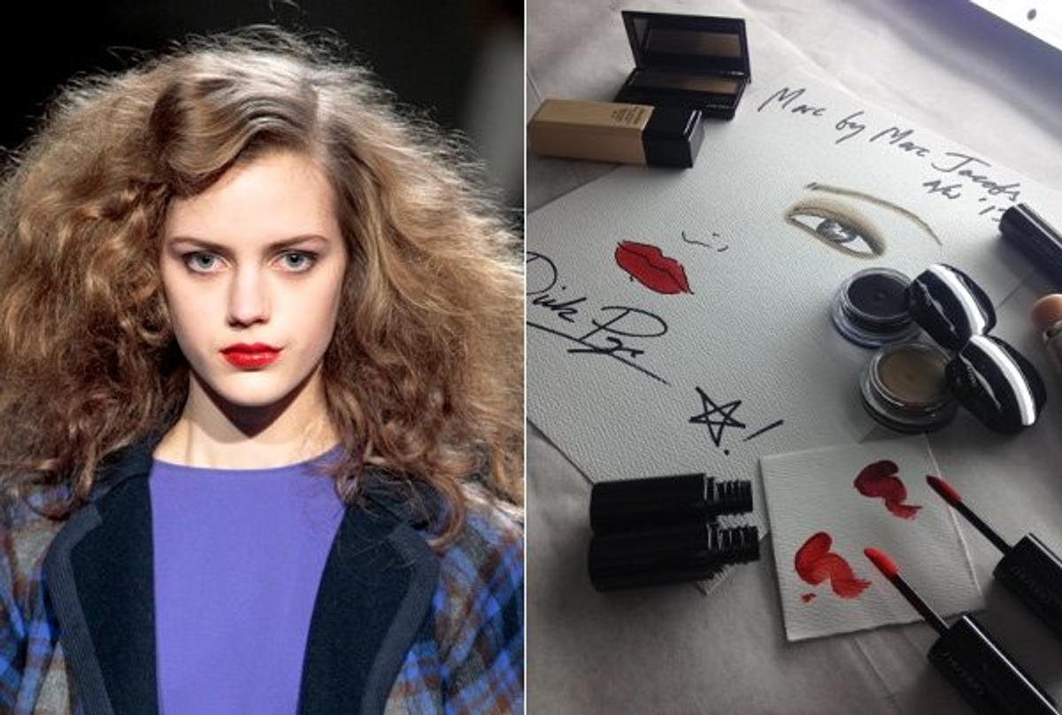 Marc by Marc Jacobs Fall 2013 backstage beauty Shiseido