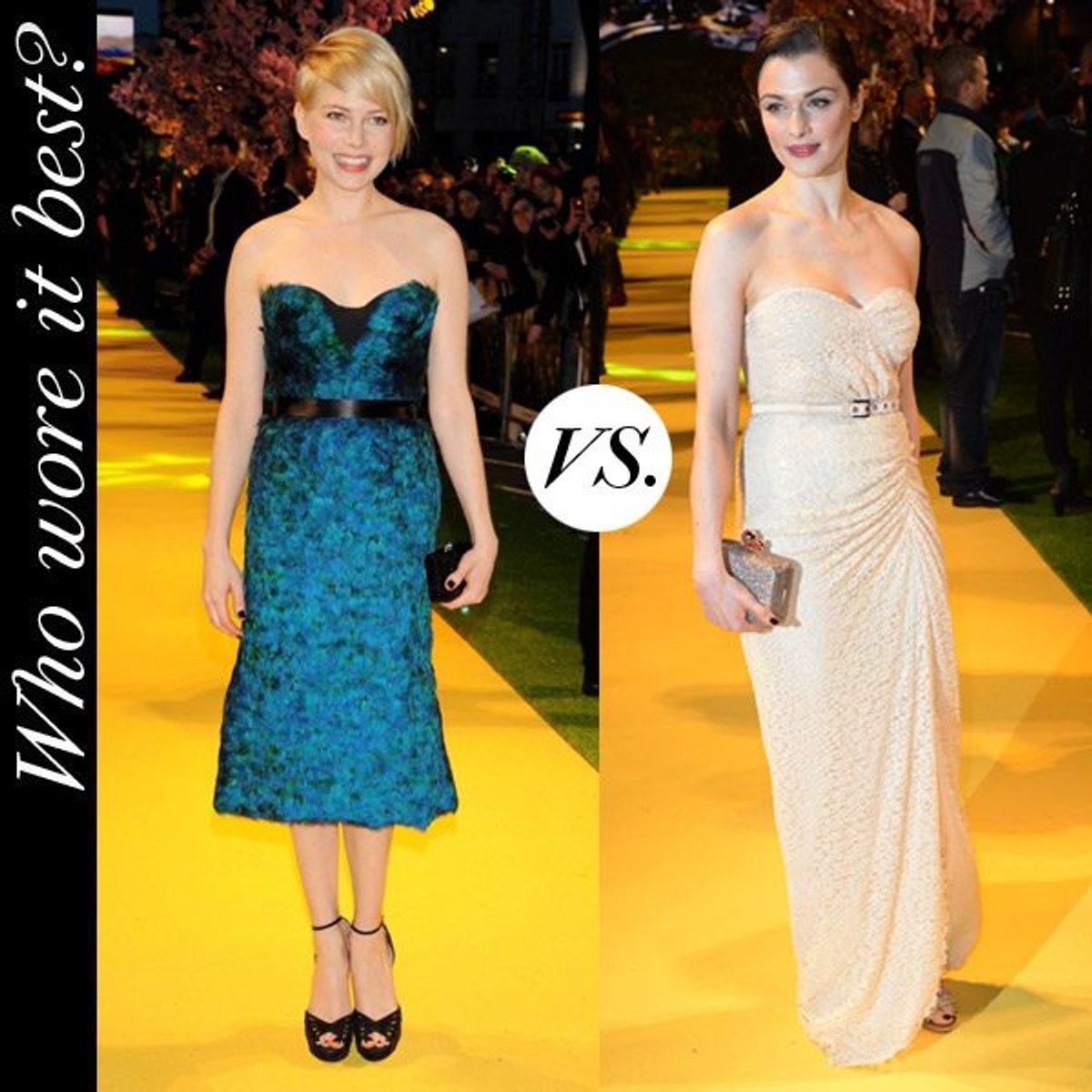 Michelle Williams Rachel Weisz Oz The Great and Powerful London Premiere