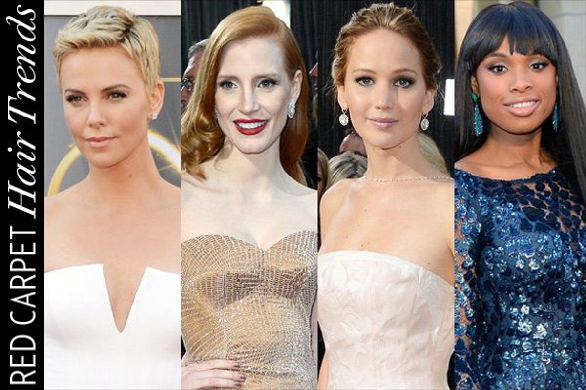 Oscars 2013 red carpet hair trends