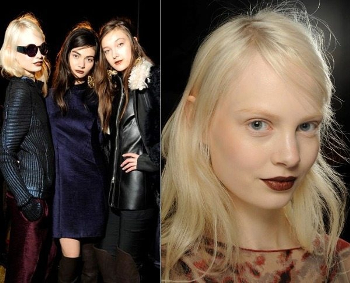 3.1 Phillip Lim Fall 2013 backstage beauty Nars
