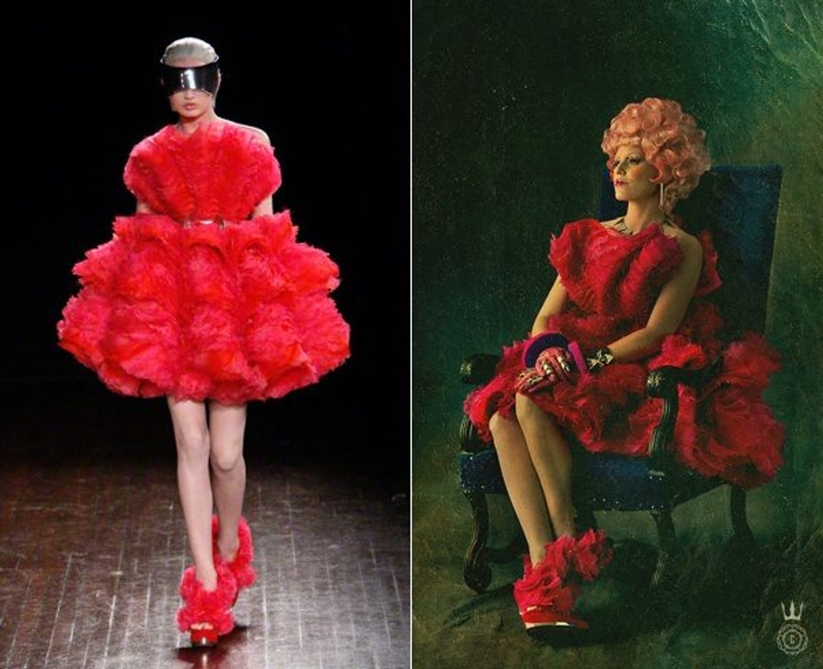 Hunger Games Alexander McQueen costumes