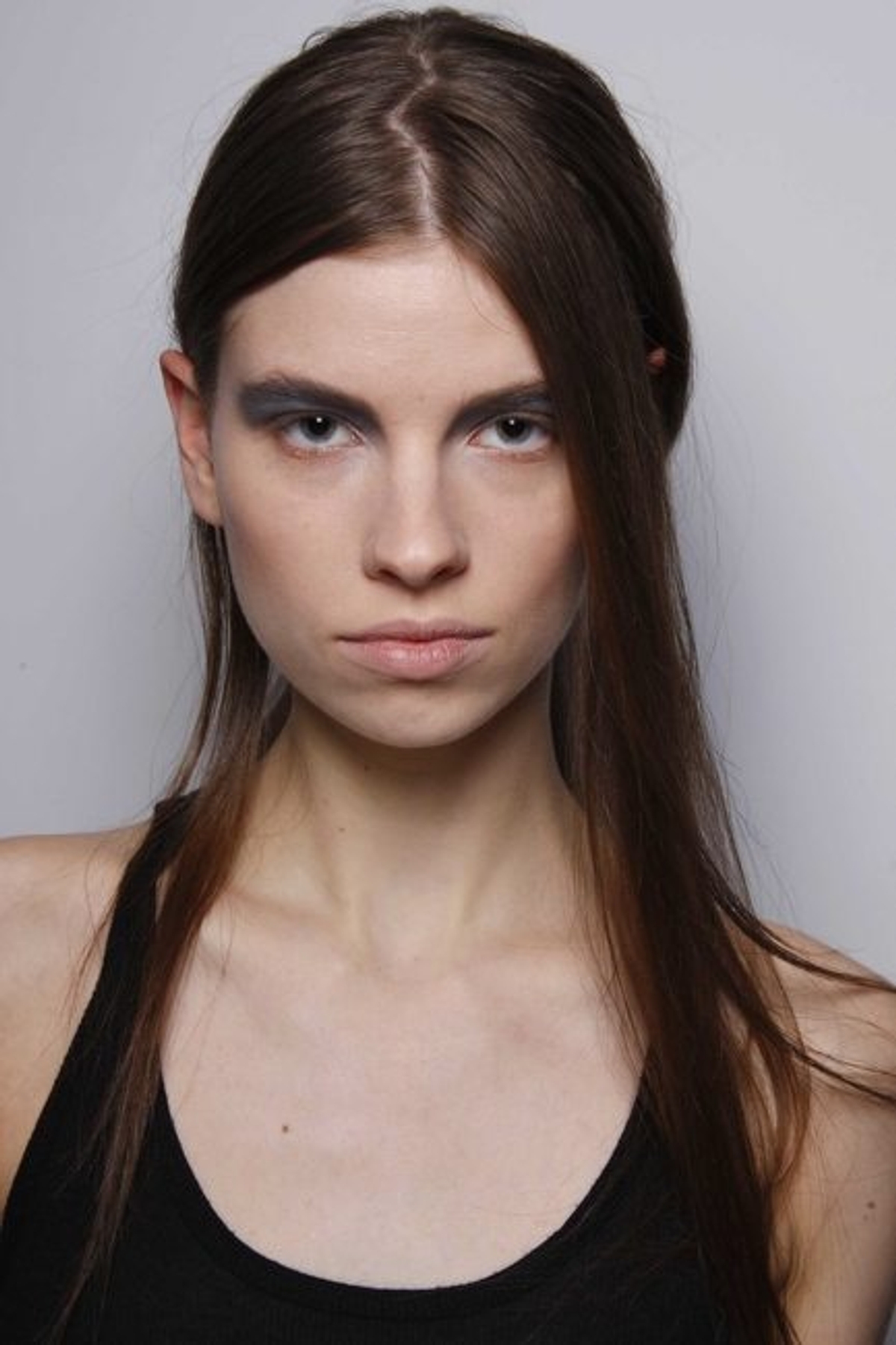 Jeremy Laing Fall 2013 backstage beauty