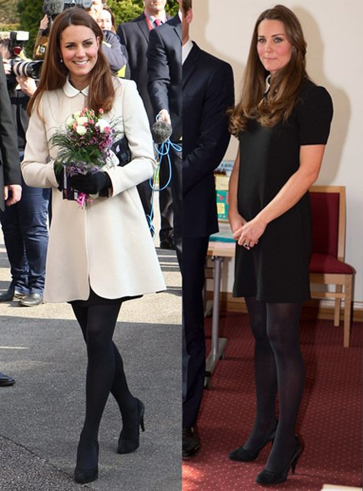 Kate Middleton baby bump Child Bereavement UK Visit