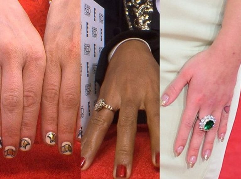 red carpet nail trends red carpet nail trends