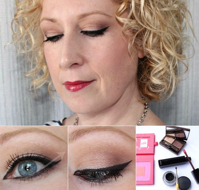 Cat-eye liner makeup tutorial - Christa