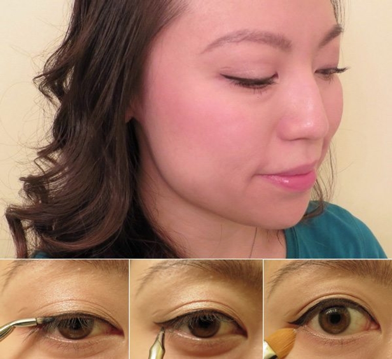 Cat-eye liner makeup tutorial - Fiona