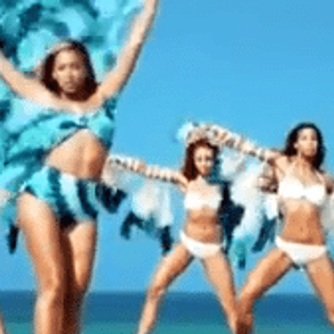 Beyoncé debuts jet black hair and a new song in H&M's swim ad