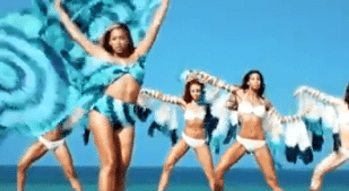 Beyoncé debuts jet black hair and a new song in H&M's swim ad
