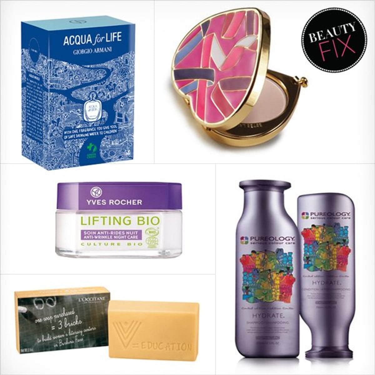 Beauty Fix charity products