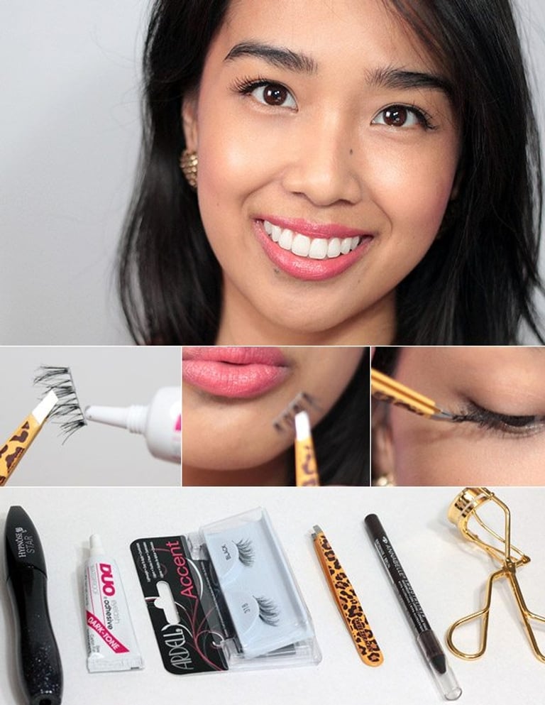 How to apply eyelashes - Aleeza How to apply eyelashes - Aleeza