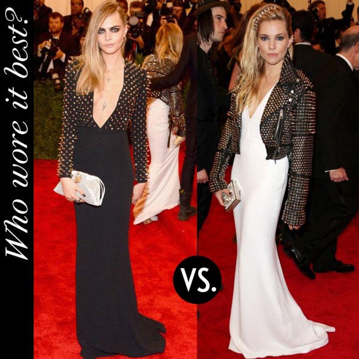 Cara Delevingne Sienna Miller Met Gala 2013