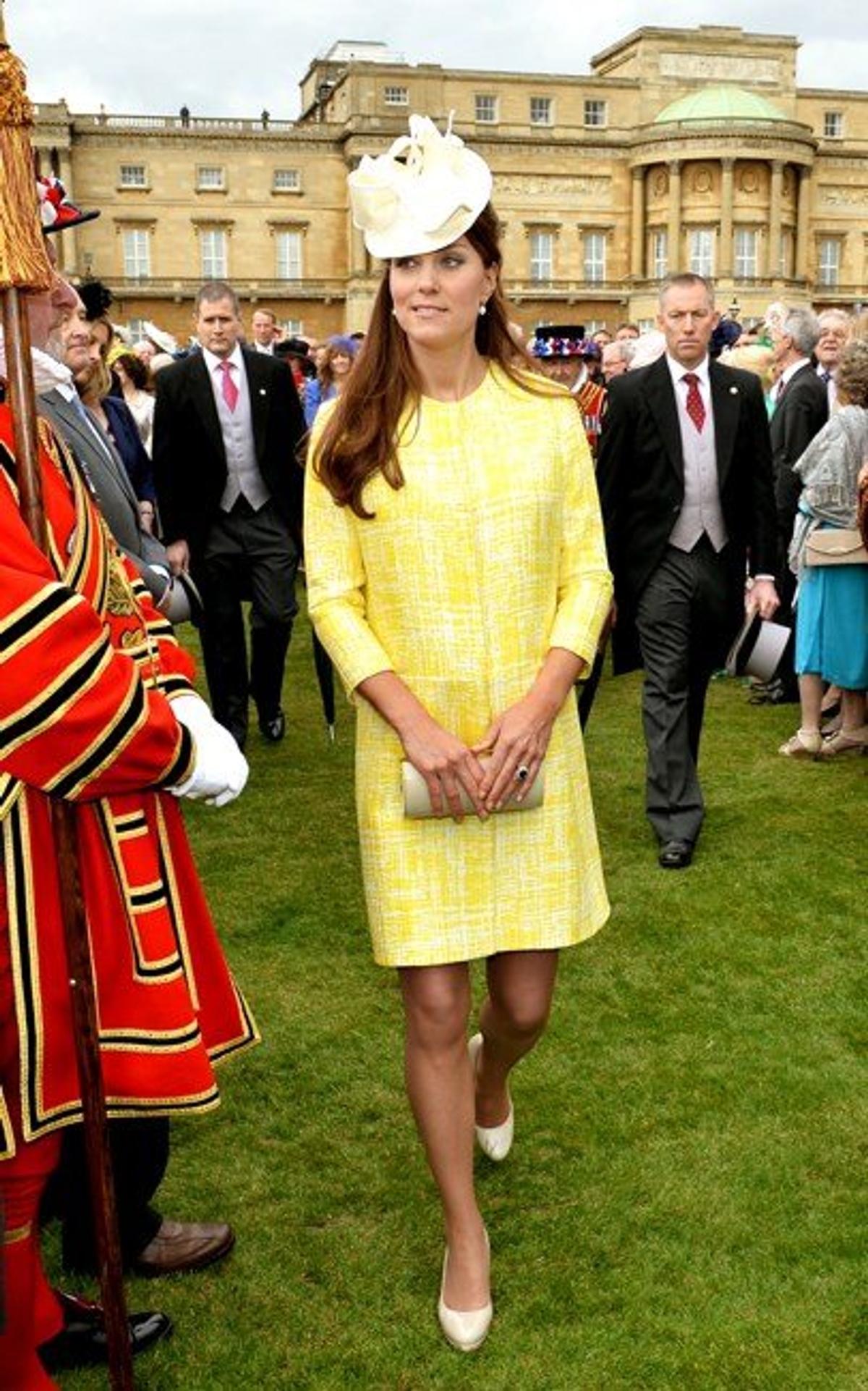 Kate Middleton Baby Bump Garden Party