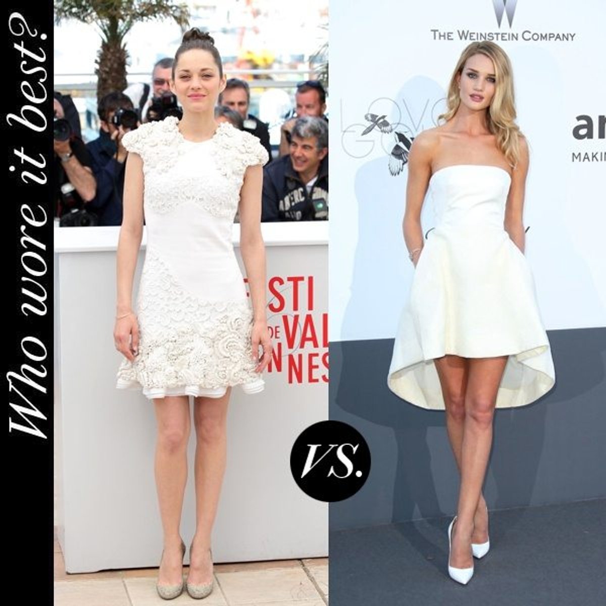 Rosie Huntington Whiteley Marion Cotillard Cannes 2012