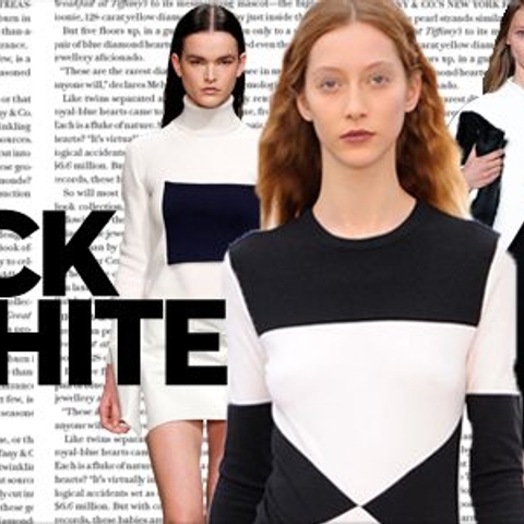 Black and white trend