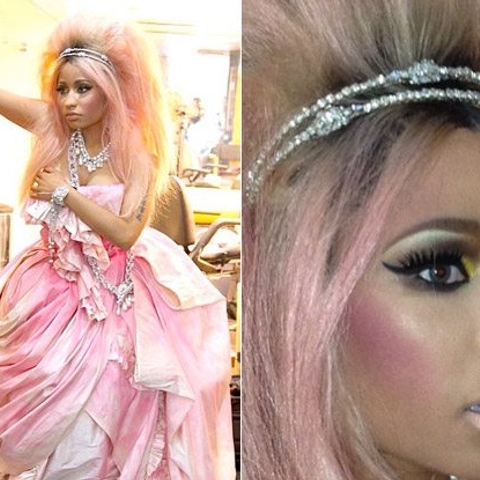 Nicki Minaj shares a crazy sneak peek at her upcoming David LaChapelle-shot fragrance campaign