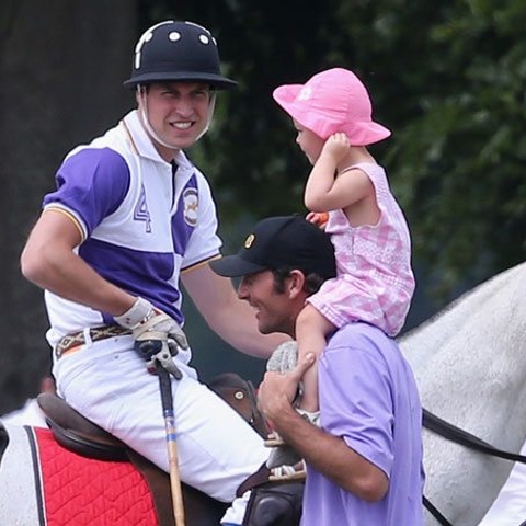 Kate Middleton baby countdown: Prince William interacts with an adorable little girl on the reported royal due date